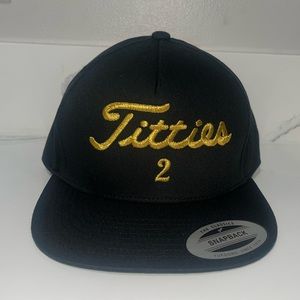 Titties SnapBack Golf Hat NWT